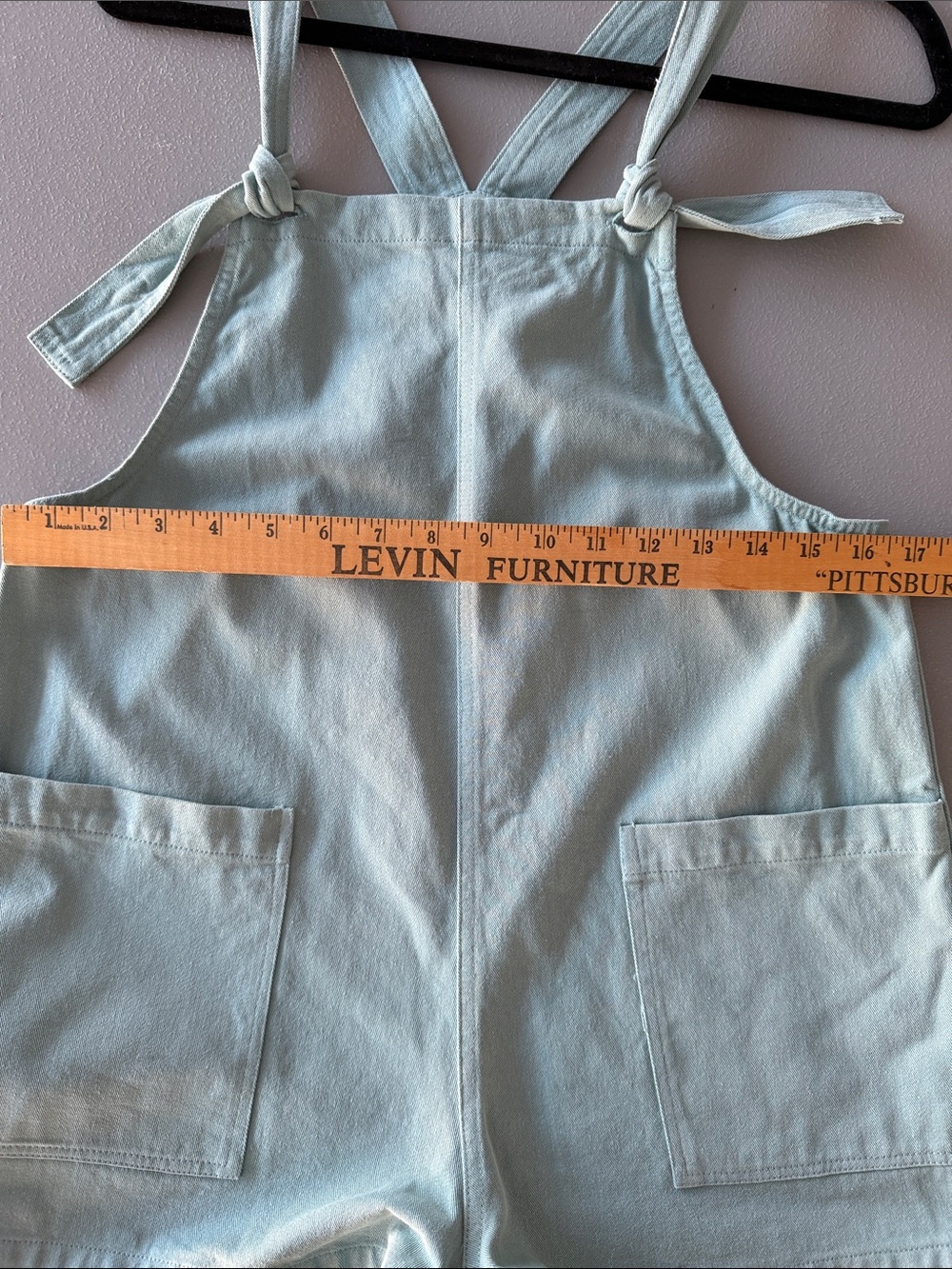 Anrabess Cyan Tie Knot Straps with Front Pockets Romper in Sage Green Size Smal - Picture 13 of 14